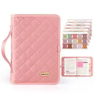 Adjustable Bible Cover with 75 Bible Tabs - Bible Cover Case for Women Adjustable Bible Cover with 75 Bible Tabs - Bible Cover Case for Women