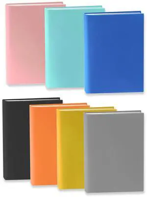 7 Pack Jumbo Book Covers 9x11 Inch, Stretchable Washable Reusable Protective Covers for Hardcover Textbooks, Fits Up to 9.5"x11.5" (7 Colors) 7 Pack Jumbo Book Covers 9x11 Inch, Stretchable Washable Reusable Protective Covers for Hardcover Textbooks, Fits Up to 9.5"x11.5" (7 Colors)