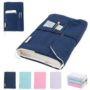 Canvas Book Covers, Washable Book Protector, Book Cover for Paperback Novels, Adjustable Book Cover for Hardcover with Pockets for Pen, Soft Cover Books, Book Lovers Gifts Canvas Book Covers, Washable Book Protector, Book Cover for Paperback Novels, Adjustable Book Cover for Hardcover with Pockets for Pen, Soft Cover Books, Book Lovers Gifts
