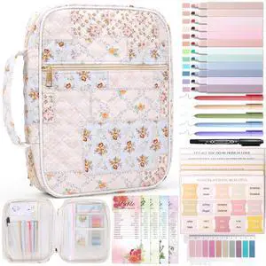 Bible Cover Case for Women Bible Bag Journaling Kit w/Study Supplies Bible Cover Case for Women Bible Bag Journaling Kit w/Study Supplies