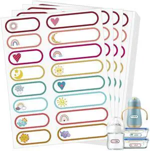 480 Pcs Baby Bottle Labels for Daycare Essentials 480 Pcs Baby Bottle Labels for Daycare Essentials