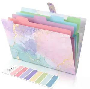 Expanding File Folder with 5 Pockets, Cute Accordion File Organizer, Letter Size Filing Folder, Letter Size Folders for Documents, School Office Supplies Marble Pink Expanding File Folder with 5 Pockets, Cute Accordion File Organizer, Letter Size Filing Folder, Letter Size Folders for Documents, School Office Supplies Marble Pink