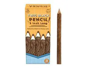 Wooden Pencils Rustic Bark Twig Natural Wood Pencil 12 Pack 5 Inch for Kids Classroom Woodland Party Favors Camping Day Decorations Camp Themed Supplies Novelty Gifts Wooden Pencils Rustic Bark Twig Natural Wood Pencil 12 Pack 5 Inch for Kids Classroom Woodland Party Favors Camping Day Decorations Camp Themed Supplies Novelty Gifts