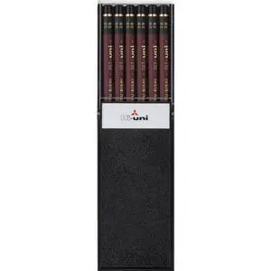 Uni Hi-Uni Wooden Pencil - 2B - Box of 12 (HU2B) Uni Hi-Uni Wooden Pencil - 2B - Box of 12 (HU2B)
