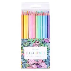Pastel Macaron Colored Pencils, Back to School Supplies, 12 Count Pastel Macaron Colored Pencils, Back to School Supplies, 12 Count