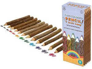 Bark 7 Inch Colors Pencils Set Assorted-Stick Twig of Wood Pencils Outdoor Colored Wooden Pencil Tree for Child Camping Decorations Color Wood, Color Pencils for Adult Wedding Decorations Bark 7 Inch Colors Pencils Set Assorted-Stick Twig of Wood Pencils Outdoor Colored Wooden Pencil Tree for Child Camping Decorations Color Wood, Color Pencils for Adult Wedding Decorations