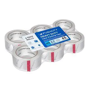 Clear Packing Tape Refills (6 Rolls),Heavy Duty Packaging Tape for Moving Sealing, Moving Supplies,2.7 Mil Thick, 1.88 in Wide,65 Yards PER Roll,Total 390 Yards Clear Packing Tape Refills (6 Rolls),Heavy Duty Packaging Tape for Moving Sealing, Moving Supplies,2.7 Mil Thick, 1.88 in Wide,65 Yards PER Roll,Total 390 Yards