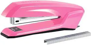 Office Ascend 3 in 1 Stapler Integrated Remover & Staple Storage, 420 Staples Included, 20 Sheet Capacity, Lightweight, Pink Office Ascend 3 in 1 Stapler Integrated Remover & Staple Storage, 420 Staples Included, 20 Sheet Capacity, Lightweight, Pink
