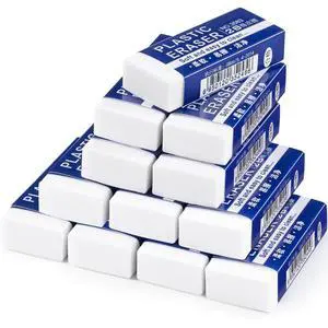 12 Pack Pencil Erasers, Large White Erasers for School, Art Erasers for Kids Drawing Bulk 12 Pack Pencil Erasers, Large White Erasers for School, Art Erasers for Kids Drawing Bulk