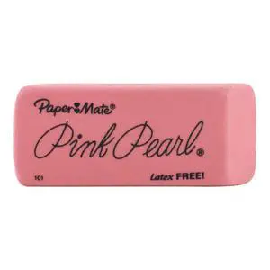 Paper Mate Pink Pearl Eraser, Large, 1 Count Paper Mate Pink Pearl Eraser, Large, 1 Count