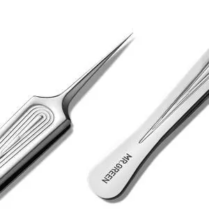 Ingrown Hair Tweezers Needle Nose Pointed Tips Tweezers For Eyebrows Splinters Blackhead Removal Acne Clip Extractor (Short) Ingrown Hair Tweezers Needle Nose Pointed Tips Tweezers For Eyebrows Splinters Blackhead Removal Acne Clip Extractor (Short)