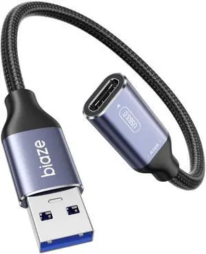 USB C Female to USB Male Adapter, USB to USB C Cable Adapter | Support 10Gbps Data Transfer and Charging for Laptop, PC, Flash Disk, Quest Link, USB C headphone, Charger USB C Female to USB Male Adapter, USB to USB C Cable Adapter | Support 10Gbps Data Transfer and Charging for Laptop, PC, Flash Disk, Quest Link, USB C headphone, Charger