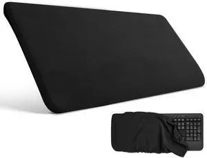 Keyboard Dust Cover for Full-Size Mechanical Gaming Keyboards | Stretch Fabric Anti-Dust Keyboard Sleeve, Fits 17.9" x 6.3" to 20.5" x 8.7" Standard Keyboards, Black, Size L Keyboard Dust Cover for Full-Size Mechanical Gaming Keyboards | Stretch Fabric Anti-Dust Keyboard Sleeve, Fits 17.9" x 6.3" to 20.5" x 8.7" Standard Keyboards, Black, Size L