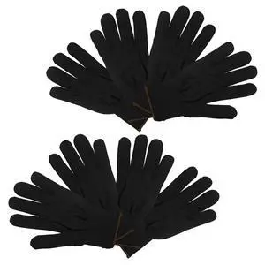 4 Pairs Vinyl Wrap Gloves, Anti-Static Automotive Work Gloves, Universal Vehicle Window Tinting Applicator Accessories for Car Wrapping and Film Installation (Black) 4 Pairs Vinyl Wrap Gloves, Anti-Static Automotive Work Gloves, Universal Vehicle Window Tinting Applicator Accessories for Car Wrapping and Film Installation (Black)