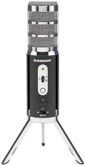 Technologies Satellite USB/iOS Condenser Microphone | Dual 16mm condenser capsules with 24-bit/96kHz audio and fold-back legs for streaming, podcasting and recording Technologies Satellite USB/iOS Condenser Microphone | Dual 16mm condenser capsules with 24-bit/96kHz audio and fold-back legs for streaming, podcasting and recording