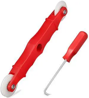 2 Pcs Screen Repair Tool, Including Upgrade Rolling Tool and Spline Hook, Easy to Use, Ergonomic Roller Equipped with Bearings for Patio, Porch, RV, Garden Screen and More 2 Pcs Screen Repair Tool, Including Upgrade Rolling Tool and Spline Hook, Easy to Use, Ergonomic Roller Equipped with Bearings for Patio, Porch, RV, Garden Screen and More