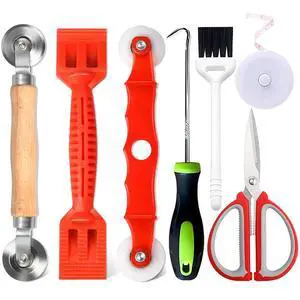 Screen Repair Tool,Window Roller,Spline Installer,7 in 1 Window Installation Tool,Screen Mouse Spline Roller for Installing & Replacing Window Patio Sliding Door Screen Repair Tool,Window Roller,Spline Installer,7 in 1 Window Installation Tool,Screen Mouse Spline Roller for Installing & Replacing Window Patio Sliding Door