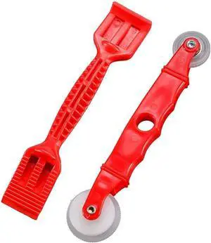 2-Pack Red Rubber Seal Install Tool Kit Includes Screen Roller & Glazing Shovel, Weather Stripping Roller Set for Car Door, Windshield, Boat, RV, Window Screen & Door Seam Repair 2-Pack Red Rubber Seal Install Tool Kit Includes Screen Roller & Glazing Shovel, Weather Stripping Roller Set for Car Door, Windshield, Boat, RV, Window Screen & Door Seam Repair