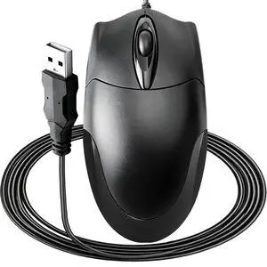 Wired USB Mouse, 1200 DPI Ergonomic 3-Button, 5FT Cable | 500 Million Clicks Lifespan, Plug & Play Setup, Ambidextrous Design for Office, Laptop, PC and Mac Users Wired USB Mouse, 1200 DPI Ergonomic 3-Button, 5FT Cable | 500 Million Clicks Lifespan, Plug & Play Setup, Ambidextrous Design for Office, Laptop, PC and Mac Users