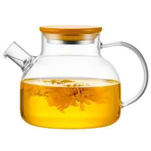 Glass Teapot Stovetop 20 OZ/600ml, Borosilicate Clear Tea Kettle with Bamboo Lid, Glass Tea pot with Removable Filter Spout, Teapot Blooming and Loose Leaf Tea Maker Tea Brewer for Camping Glass Teapot Stovetop 20 OZ/600ml, Borosilicate Clear Tea Kettle with Bamboo Lid, Glass Tea pot with Removable Filter Spout, Teapot Blooming and Loose Leaf Tea Maker Tea Brewer for Camping
