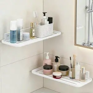 Wall Mounted Floating Shelf, Self Adhesive Shelf | No Drill Adhesive Wall Shelf, Floating Shelves Damage-Free Expand Walls Space for Living Room Kitchen Bathroom Wall Mounted Floating Shelf, Self Adhesive Shelf | No Drill Adhesive Wall Shelf, Floating Shelves Damage-Free Expand Walls Space for Living Room Kitchen Bathroom