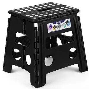 Folding Step Stool 13 Inch,300 Lbs Step Stool for Adults Black | Foldable Step Stool 13",Non-Slip Foot Stools with Handle,Lightweight Collapsible stools for Kitchen,Bathroom,Bedroom,Garden Folding Step Stool 13 Inch,300 Lbs Step Stool for Adults Black | Foldable Step Stool 13",Non-Slip Foot Stools with Handle,Lightweight Collapsible stools for Kitchen,Bathroom,Bedroom,Garden