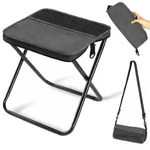 Outdoor Backpack Folding Stool, Pencil Case Stool, Portable Lightweight Camping Gear, Sports Folding Chair, Handbag StoolCrossbody Bag Stool | Black Outdoor Backpack Folding Stool, Pencil Case Stool, Portable Lightweight Camping Gear, Sports Folding Chair, Handbag StoolCrossbody Bag Stool | Black