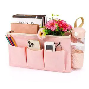 Bedside Caddy, Bedside Storage Bag Hanging Organizer for Bunk Bed | Bed Caddy with Fixed Straps and Water Bottle Holder for Home, College Dorm, Bunk Bed, Hospital Bed and Crib Bed Rails Bedside Caddy, Bedside Storage Bag Hanging Organizer for Bunk Bed | Bed Caddy with Fixed Straps and Water Bottle Holder for Home, College Dorm, Bunk Bed, Hospital Bed and Crib Bed Rails