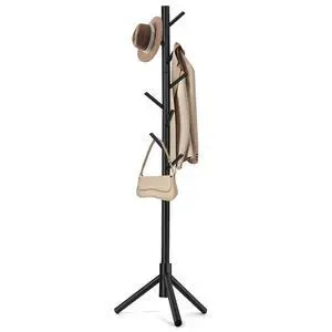 Coat Rack, Freestanding Coat Rack with 8 Hooks and 3 Adjustable Size Tree Coat Racks for Bedroom, Hallway, Entrance, Office, for Hats, Coats, Scarves, Handbags Coat Rack, Freestanding Coat Rack with 8 Hooks and 3 Adjustable Size Tree Coat Racks for Bedroom, Hallway, Entrance, Office, for Hats, Coats, Scarves, Handbags