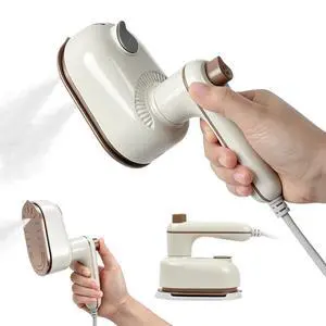 Travel Iron for Clothes, 2 in1 Travel Steam Iron, 1200W Portable Fabric Steamer for Clothes, Powerful Wrinkle Remover - 10s Fast Heat-up, Handheld Steamer for Home & Travel Travel Iron for Clothes, 2 in1 Travel Steam Iron, 1200W Portable Fabric Steamer for Clothes, Powerful Wrinkle Remover - 10s Fast Heat-up, Handheld Steamer for Home & Travel