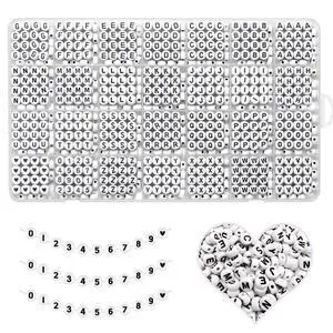 Alphabet Beads A-Z 1300Pcs Letter Bead for Bracelet Jewelry Making | Acrylic 4x7mm Round Alphabet Beads Kits,Black Digit and Colorful Smile Beads for Bracelets Making Kits Alphabet Beads A-Z 1300Pcs Letter Bead for Bracelet Jewelry Making | Acrylic 4x7mm Round Alphabet Beads Kits,Black Digit and Colorful Smile Beads for Bracelets Making Kits