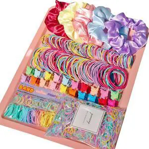 Multicolor Hair Ties For Women Girls,Elastic Ponytail Holders Rubber Band For Thick Hair & Thin Hair Fashion Hair Accessories Set2335PCS Multicolor Hair Ties For Women Girls,Elastic Ponytail Holders Rubber Band For Thick Hair & Thin Hair Fashion Hair Accessories Set2335PCS