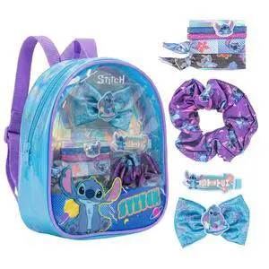 Stitch Mini Bag Hair Accessories Set with Bows, Clips & Hair Ties Stitch Mini Bag Hair Accessories Set with Bows, Clips & Hair Ties