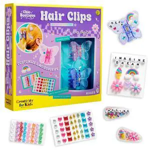 Crea Chic Boutique Hair Clips: Create 6 DIY Hair Clips, Crafts and Birthday Gifts for Girls, Girls Toys for and Summer Activities for Kids (Ages 6+) Crea Chic Boutique Hair Clips: Create 6 DIY Hair Clips, Crafts and Birthday Gifts for Girls, Girls Toys for and Summer Activities for Kids (Ages 6+)