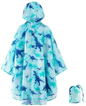 Lightweight Boys&Girls Rain Poncho Waterproof Toddler Raincoat Reusable Kids Portable Dinosaur Rain Slicker Outwear with Pouch Youth Rainbow Rain Jacket with Hood for School Travel Camping Lightweight Boys&Girls Rain Poncho Waterproof Toddler Raincoat Reusable Kids Portable Dinosaur Rain Slicker Outwear with Pouch Youth Rainbow Rain Jacket with Hood for School Travel Camping