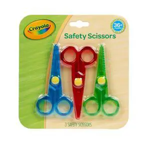 Toddler Safety Scissors (3pk), Blunt Tip Training Scissors for Preschool Learning Activities, Right & Left Handed, Toddler Arts & Crafts Essentials Toddler Safety Scissors (3pk), Blunt Tip Training Scissors for Preschool Learning Activities, Right & Left Handed, Toddler Arts & Crafts Essentials