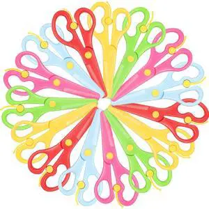 15 Pack Scissor for Preschool Training, Kids Safety,Solid Color | Plastic Blunt Tip Design, Anti-pinch for Toddler Crafts, Paper Cutting Practice, Playdough Activities, Bulk Classroom Set 15 Pack Scissor for Preschool Training, Kids Safety,Solid Color | Plastic Blunt Tip Design, Anti-pinch for Toddler Crafts, Paper Cutting Practice, Playdough Activities, Bulk Classroom Set