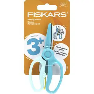 Training Scissors for Preschoolers Ages 3+, Small Kids Safety Scissors with Training Lever, Easy to Use, Preschooler Art Supplies, Back To School, Turquoise Training Scissors for Preschoolers Ages 3+, Small Kids Safety Scissors with Training Lever, Easy to Use, Preschooler Art Supplies, Back To School, Turquoise