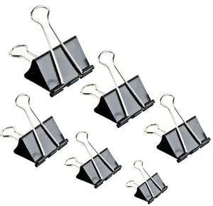 Binder Clips Paper Clamp for Paper-130 Pcs Clips Paper Binder Assorted Sizes (Black) Binder Clips Paper Clamp for Paper-130 Pcs Clips Paper Binder Assorted Sizes (Black)