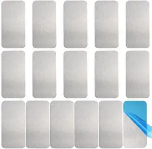 16pcs Under Cabinet Light Magnetic Strip, Adhesive Metal Plates for Magnets, Magnetic Strips with Adhesive Backing for Kitchen Stairs Closet and Bedroom (Not Magnets) 16pcs Under Cabinet Light Magnetic Strip, Adhesive Metal Plates for Magnets, Magnetic Strips with Adhesive Backing for Kitchen Stairs Closet and Bedroom (Not Magnets)