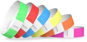 600 WristCo Tyvek Wristbands for Events, 6-Color Variety Pack | Tamper-Proof Design Prevents Reuse Premium-Grade Bracelets for Hospital & Medical ID, Party, VIP Identification 600 WristCo Tyvek Wristbands for Events, 6-Color Variety Pack | Tamper-Proof Design Prevents Reuse Premium-Grade Bracelets for Hospital & Medical ID, Party, VIP Identification