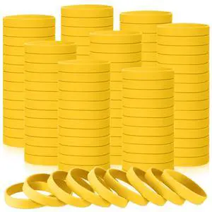 50 Pcs Silicone Wristbands Plain Rubber Bracelets | Blank Rubber Bracelets for Events Sports, Comfortable Stretch Bands for Women Men, Elastic Wristbands for Party Gifts 50 Pcs Silicone Wristbands Plain Rubber Bracelets | Blank Rubber Bracelets for Events Sports, Comfortable Stretch Bands for Women Men, Elastic Wristbands for Party Gifts
