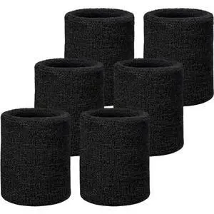 6 Pcs Wrist Sweatbands Tennis Sweat Bands Sports Wristbands Sweat Wristbands Wrist Bands Competitions Absorbent Sweatbands for Basketball Tennis Football Running Working 6 Pcs Wrist Sweatbands Tennis Sweat Bands Sports Wristbands Sweat Wristbands Wrist Bands Competitions Absorbent Sweatbands for Basketball Tennis Football Running Working