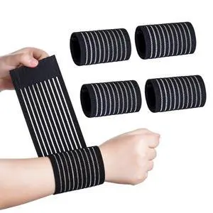 Elastic Wrist Compression Bandage Adjustable Wrist Strap Hand Brace | Black,Breathable Wristband,Stabilising Ligament,Joint Pain,Sport,40cm,high elasticity,yoga, ballet, dance, basketball Elastic Wrist Compression Bandage Adjustable Wrist Strap Hand Brace | Black,Breathable Wristband,Stabilising Ligament,Joint Pain,Sport,40cm,high elasticity,yoga, ballet, dance, basketball