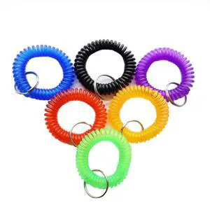 Pack of 6 Colorful Spring Spiral Wrist Coil Key Chain, Wristband Key Ring Pack of 6 Colorful Spring Spiral Wrist Coil Key Chain, Wristband Key Ring