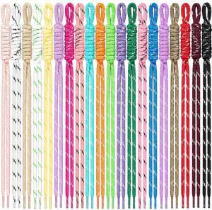 24pcs Paracord Rope Keychain, Paracord Bag Charms, 24 Colors | Polyester, Colorful, Braided Rope, Knot, 9.84in, for Handbag Purse Backpack Decoration 24pcs Paracord Rope Keychain, Paracord Bag Charms, 24 Colors | Polyester, Colorful, Braided Rope, Knot, 9.84in, for Handbag Purse Backpack Decoration