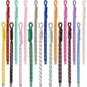 18 Pcs Paracord Keychain, Braided Rope Bag Charms, Handmade Rope Key Chain Accessories for Handbag Purse Backpack Decoration 18 Pcs Paracord Keychain, Braided Rope Bag Charms, Handmade Rope Key Chain Accessories for Handbag Purse Backpack Decoration