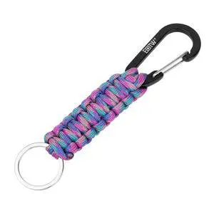 Carabiner Keychain,Paracord Keychain Small Aluminum Clip D Ring for Camping, Hiking, Fishing, Or As A Key Organizer Carabiner Keychain,Paracord Keychain Small Aluminum Clip D Ring for Camping, Hiking, Fishing, Or As A Key Organizer