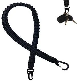 24in Heavy Duty Paracord KeychainTactical Rope, Braided Strong Lanyard for Outdoor Activities, Camera, Keys (1) 24in Heavy Duty Paracord KeychainTactical Rope, Braided Strong Lanyard for Outdoor Activities, Camera, Keys (1)