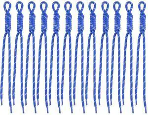 Paracord Keychain Paracord Bag Charm 12pcs Braided Nylon Rope Keychain Cord for Bag Purse Backpack Handbag (Blue) Paracord Keychain Paracord Bag Charm 12pcs Braided Nylon Rope Keychain Cord for Bag Purse Backpack Handbag (Blue)